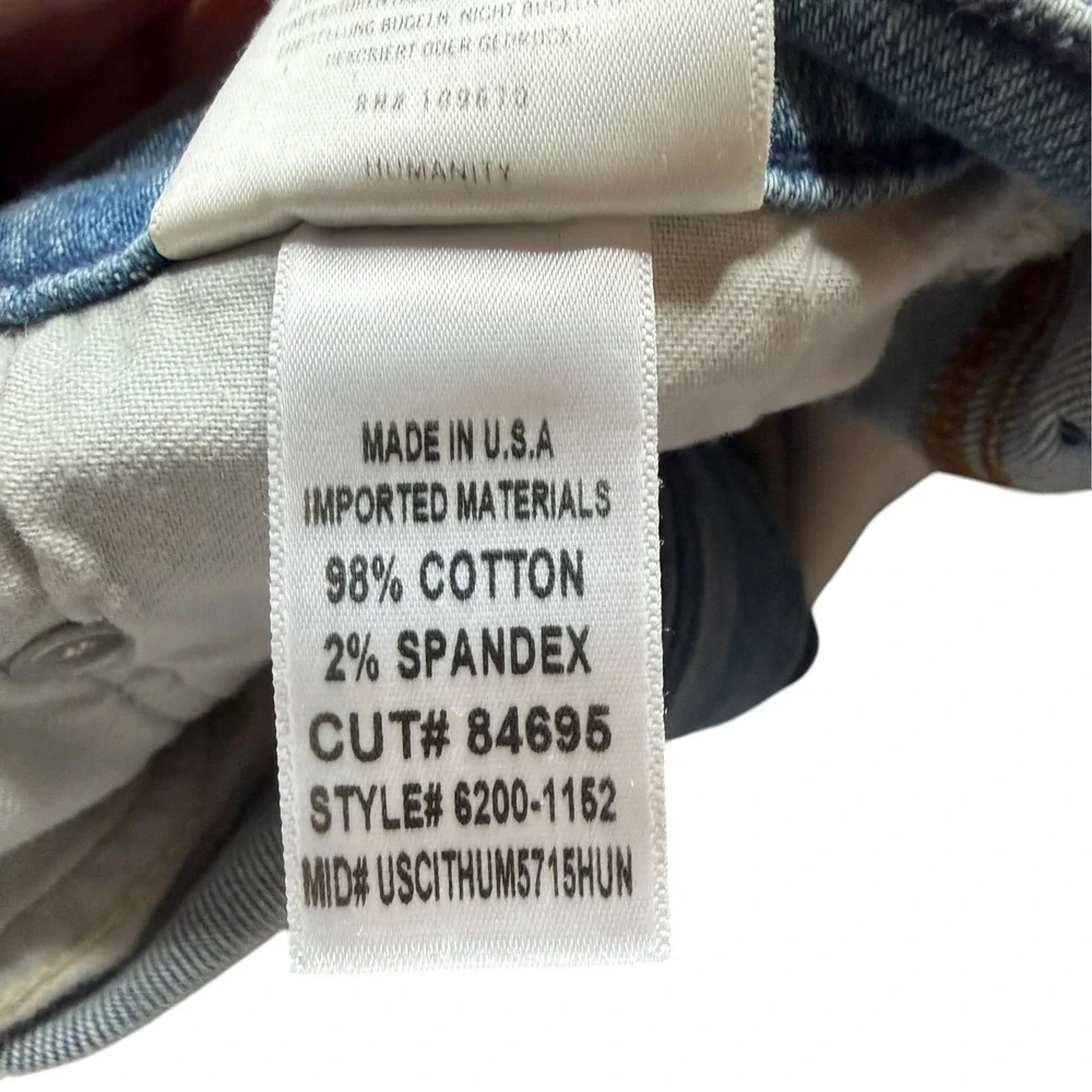 CITIZENS OF HUMANITY Sid Jeans Light Wash Straight Leg Men's Size 35
